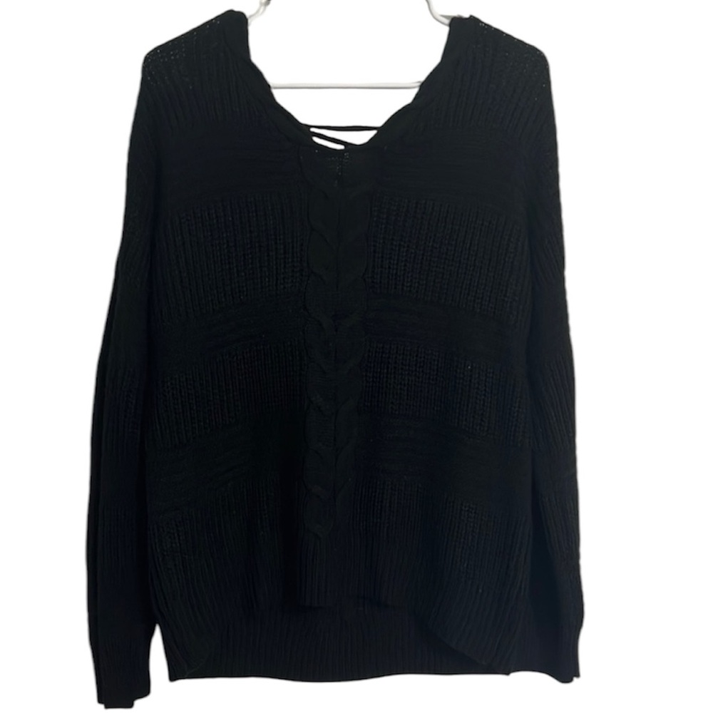 Black No Boundaries Knitted Sweater Size Large